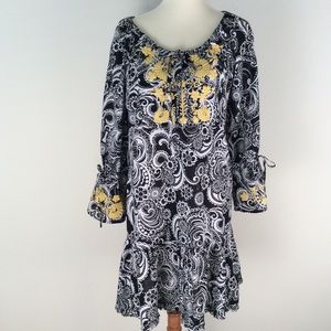 Ivy Jane Embroidered Dress 100% Cotton L